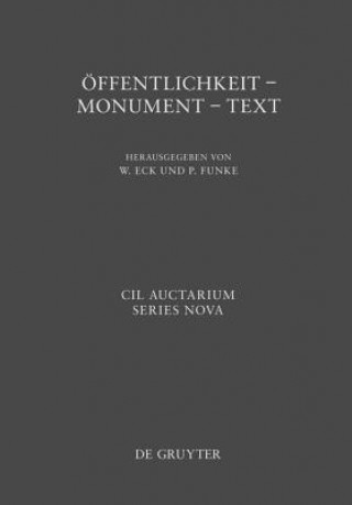 Buch Öffentlichkeit - Monument - Text Werner Eck