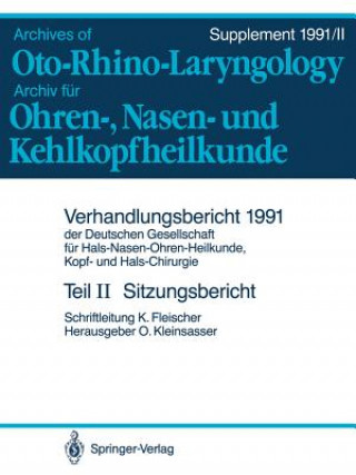 Könyv Teil II: Sitzungsbericht Oskar Kleinsasser