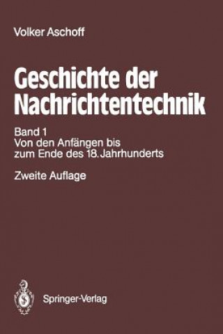 Βιβλίο Geschichte Der Nachrichtentechnik Volker Aschoff