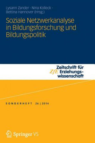 Kniha Soziale Netzwerkanalyse in Bildungsforschung Und Bildungspolitik Bettina Hannover
