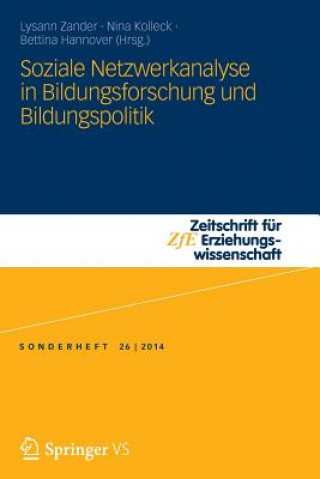 Buch Soziale Netzwerkanalyse in Bildungsforschung Und Bildungspolitik Bettina Hannover