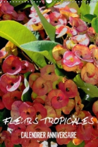 Kalendář/Diář Fleurs Tropicales / Calendrier Anniversaire Rudolf Blank