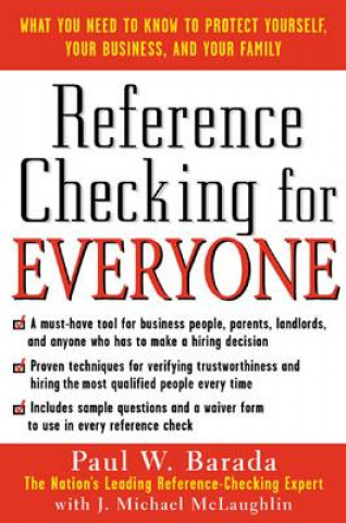 Livre Reference Checking for Everyone Paul Barada