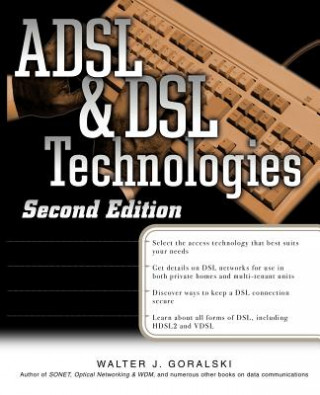 Boek ADSL & DSL  Technologies Walter J. Goralski