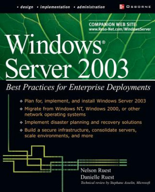 Carte Windows Server 2003 Danielle Ruest