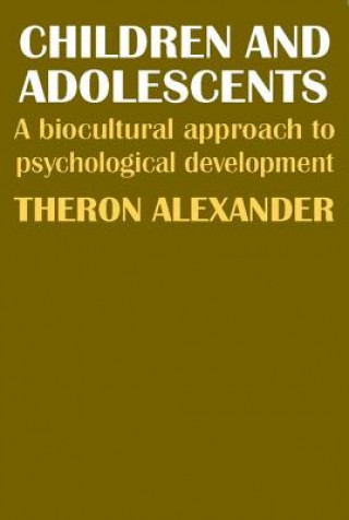 Kniha Children and Adolescents Theron Alexander