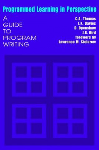 Kniha Programmed Learning in Perspective J. B. Bird