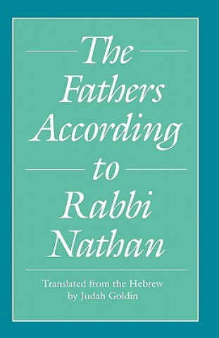Könyv Fathers According to Rabbi Nathan Judah Goldin
