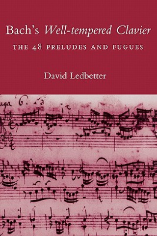 Kniha Bach's Well-tempered Clavier David Ledbetter