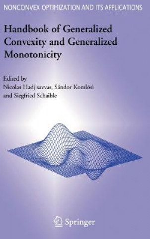 Kniha Handbook of Generalized Convexity and Generalized Monotonicity Nicolas Hadjisavvas