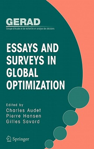 Carte Essays and Surveys in Global Optimization Charles Audet