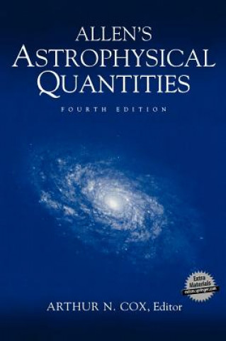 Könyv Allen's Astrophysical Quantities Clabon Walter Allen