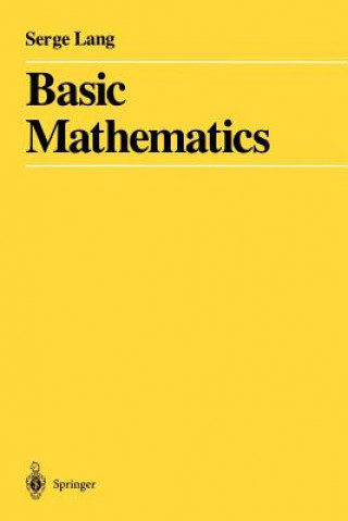 Carte Basic Mathematics Serge Lang