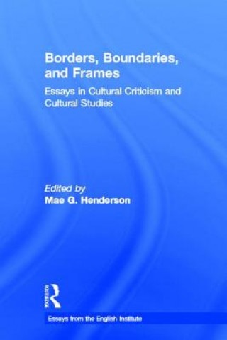 Kniha Borders, Boundaries, and Frames 