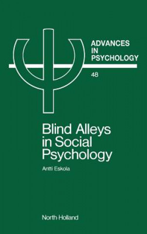 Kniha Advances in Psychology V48 ESKOLA A.
