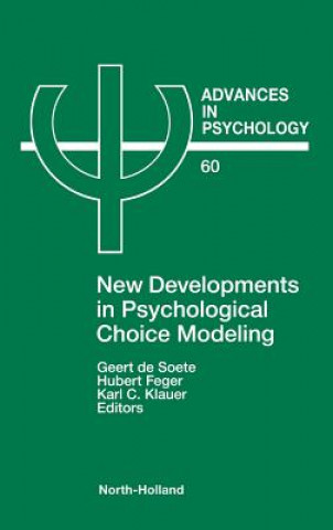 Kniha New Developments in Psychological Choice Modeling DE SOETE G.