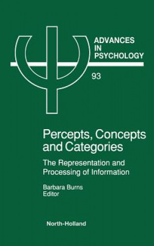 Kniha Percepts, Concepts and Categories BURNS B.
