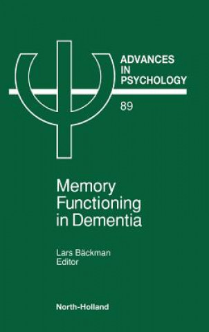 Livre Advances in Psychology V89 BACKMAN L.