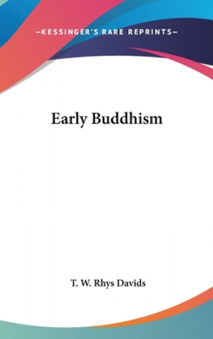 Livro EARLY BUDDHISM T. W. RHYS DAVIDS