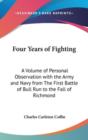 Carte Four Years of Fighting Charles Carleton Coffin