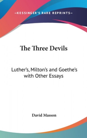 Kniha Three Devils David Masson