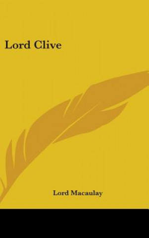 Book Lord Clive Lord Macaulay