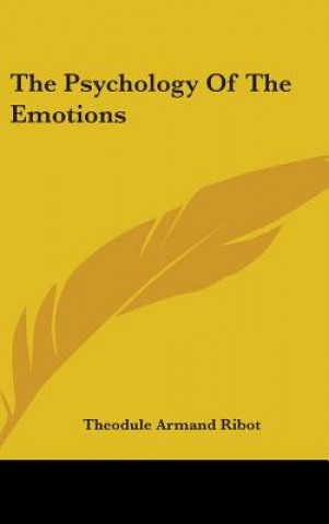 Book Psychology Of The Emotions Theodule Armand Ribot