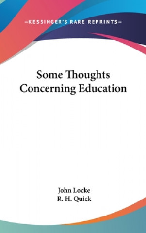 Buch SOME THOUGHTS CONCERNING EDUCATION John Locke