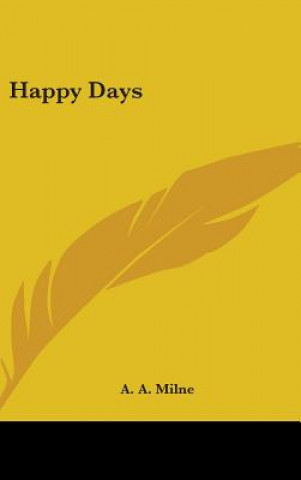 Buch HAPPY DAYS A A Milne