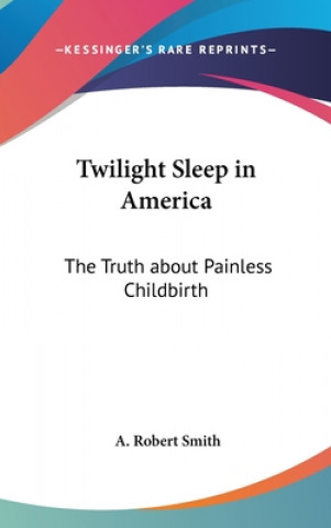 Knjiga TWILIGHT SLEEP IN AMERICA: THE TRUTH ABO A. SMITH