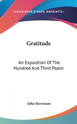 Buch Gratitude John Stevenson