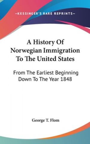 Kniha A HISTORY OF NORWEGIAN IMMIGRATION TO TH GEORGE T. FLOM