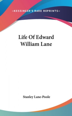 Carte LIFE OF EDWARD WILLIAM LANE STANLEY LANE-POOLE