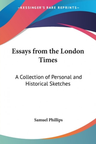 Kniha Essays From The London Times 