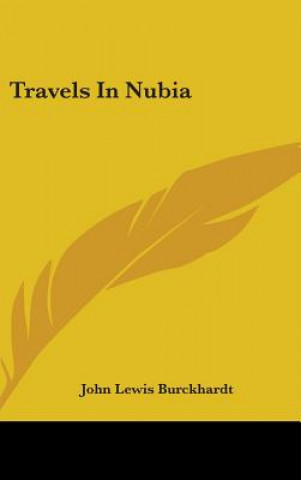 Carte Travels In Nubia John Lewis Burckhardt