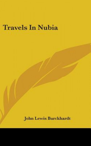 Knjiga Travels In Nubia John Lewis Burckhardt