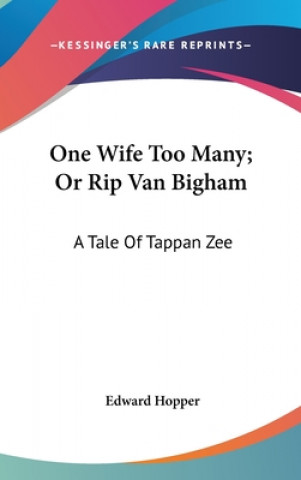 Kniha One Wife Too Many; Or Rip Van Bigham: A Tale Of Tappan Zee Edward Hopper