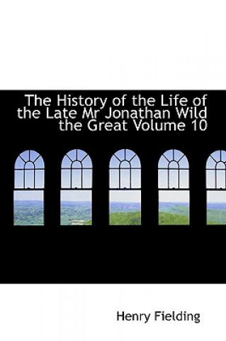 Kniha History of the Life of the Late MR Jonathan Wild the Great Volume 10 Henry Fielding