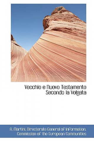 Libro Vecchio E Nuovo Testamento Secondo La Volgata Directorate General of Informat Martini