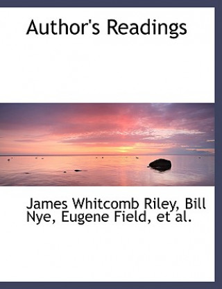 Carte Author's Readings Bill Nye Eugene Field Whitcomb Riley