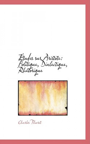 Livre Tudes Sur Aristote Charles Thurot