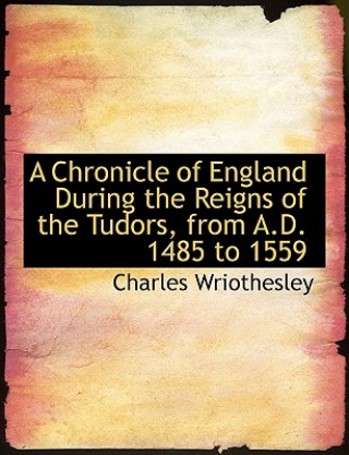 Kniha Chronicle of England During the Reigns of the Tudors, from A.D. 1485 to 1559 Charles Wriothesley