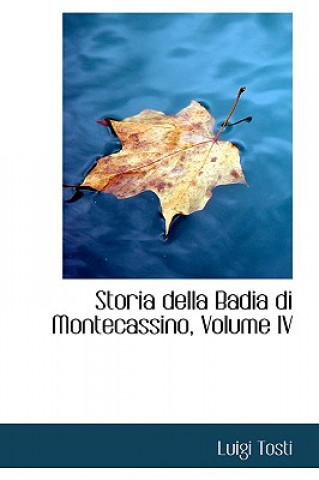 Kniha Storia Della Badia Di Montecassino, Volume IV Luigi Tosti