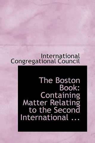 Kniha Boston Book International Congregati Council