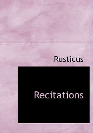 Książka Recitations Rusticus