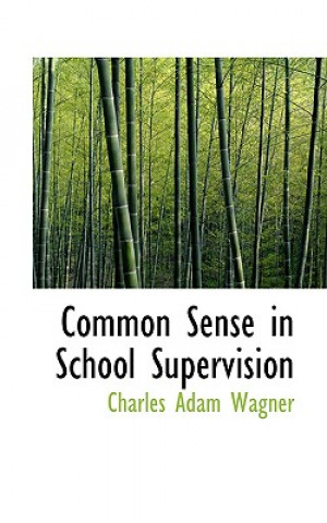 Kniha Common Sense in School Supervision Charles Adam Wagner