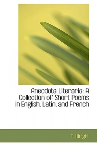 Livre Anecdota Literaria T Wright