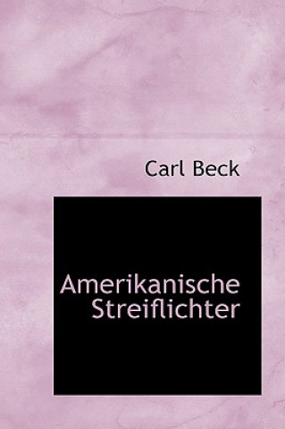 Buch Amerikanische Streiflichter Carl Beck