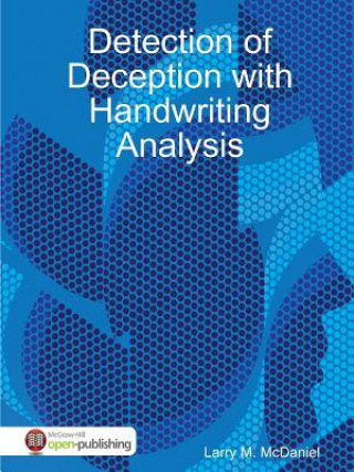 Książka Detection of Deception With Handwriting Analysis Larry McDaniel