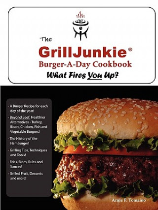 Kniha GrillJunkie Burger-A-Day Cookbook Arnie Tomaino